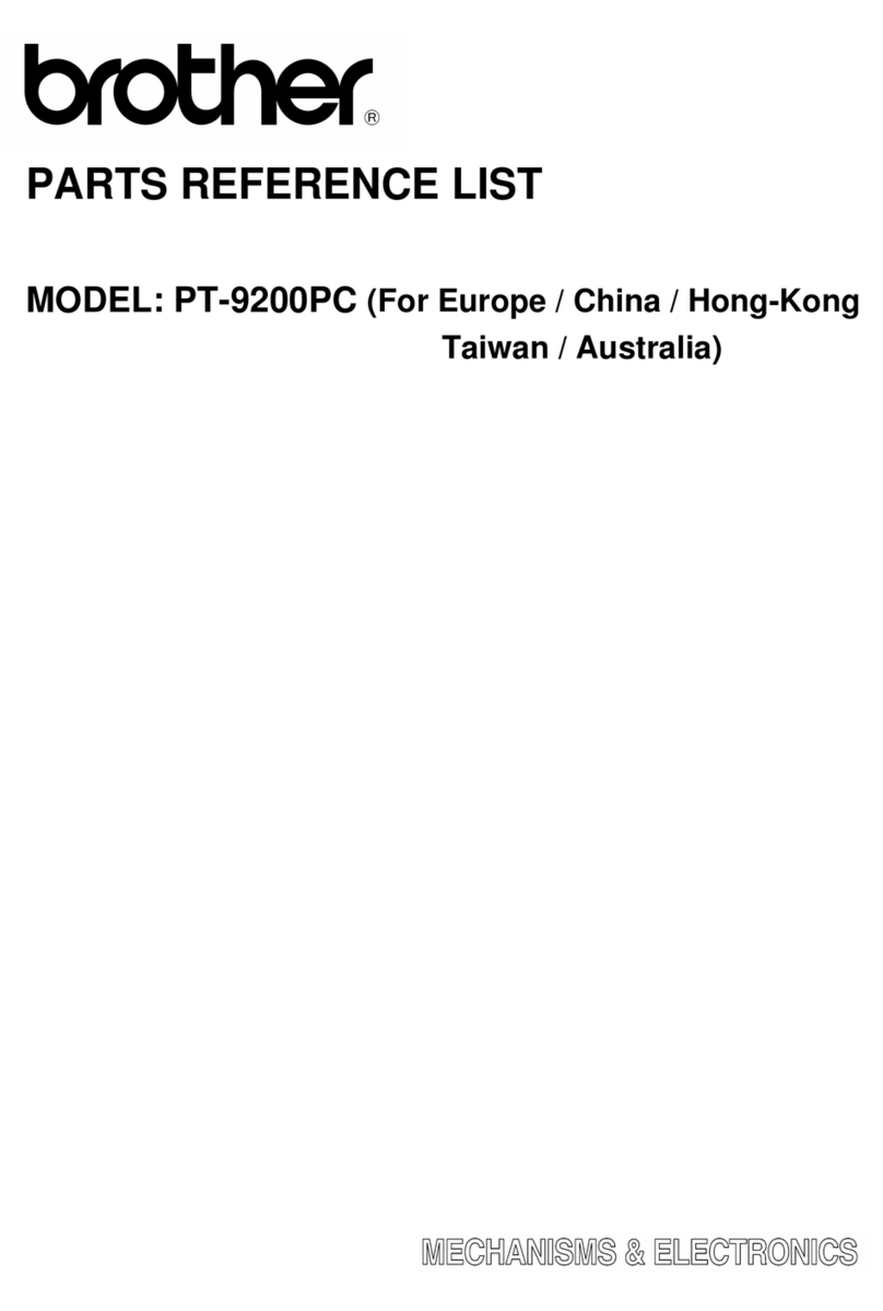 Brother PT-9200PC User manual