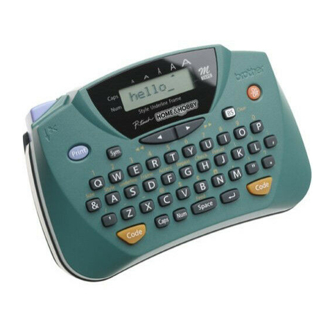 Brother P-touch 60 User manual