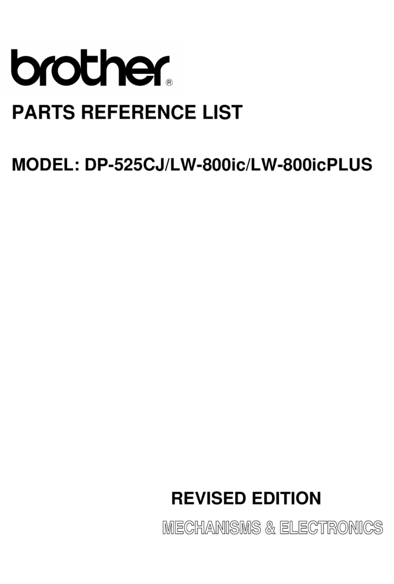 Brother DP-525CJ User manual