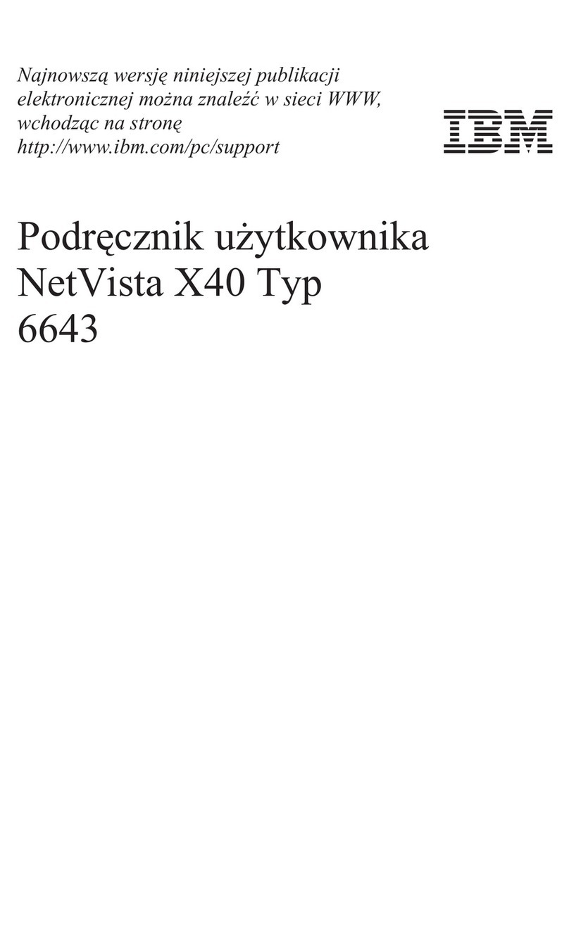 IBM NetVista X40 Reference guide