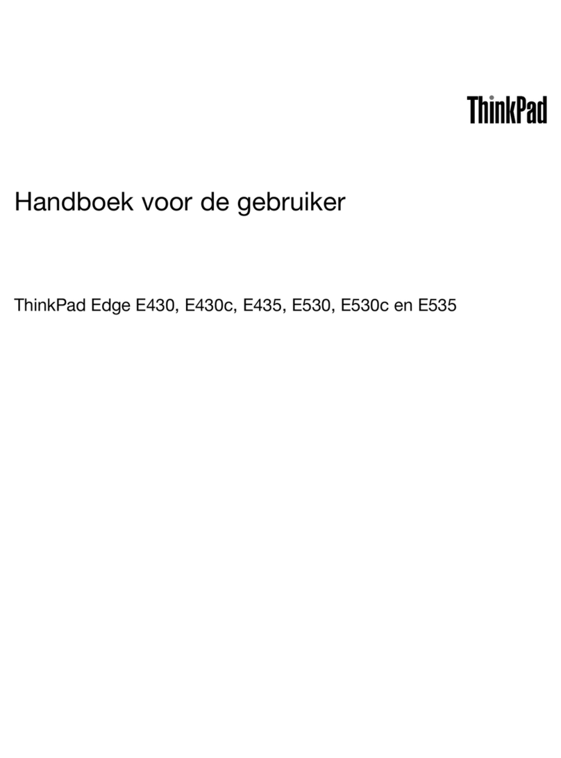 Lenovo ThinkPad Edge E430 Instruction Manual