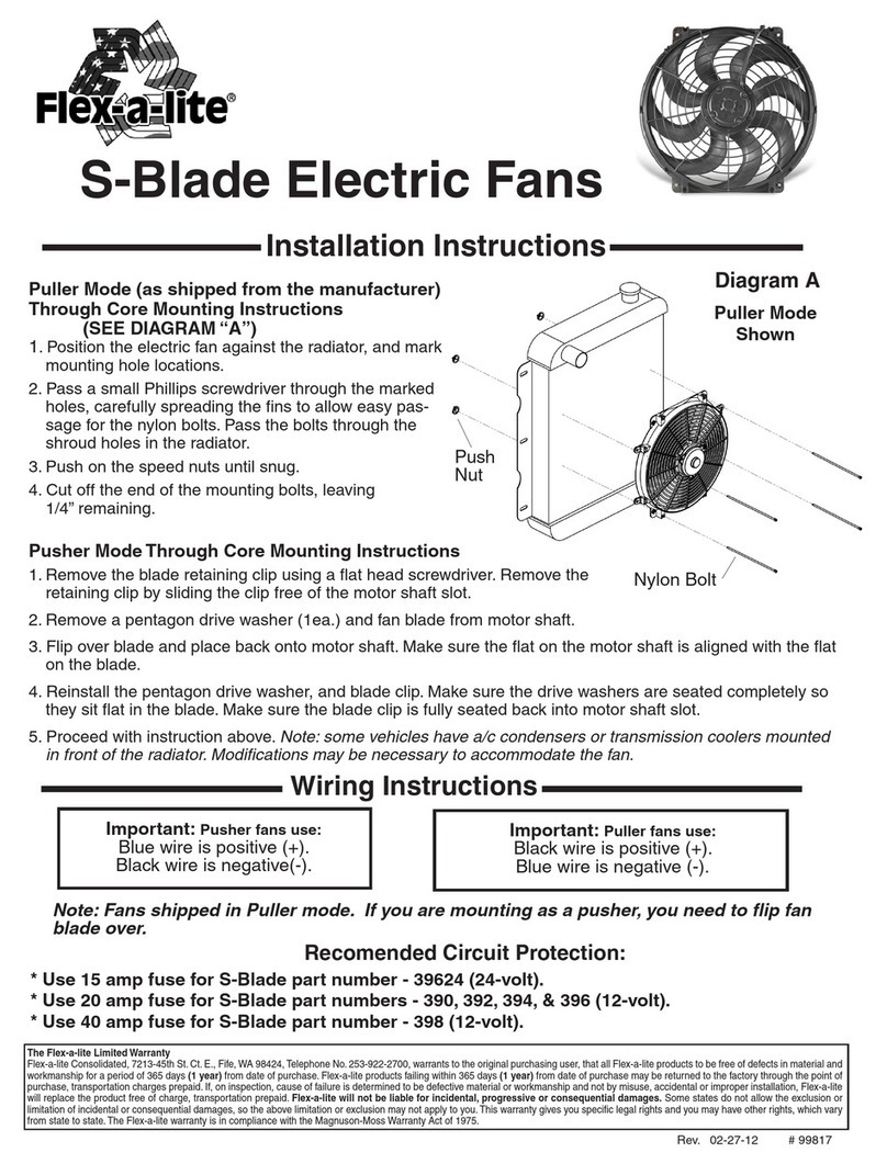 Flex-a-Lite 390 User manual
