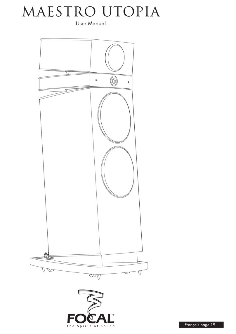 Focal MAESTRO UTOPIA user manual