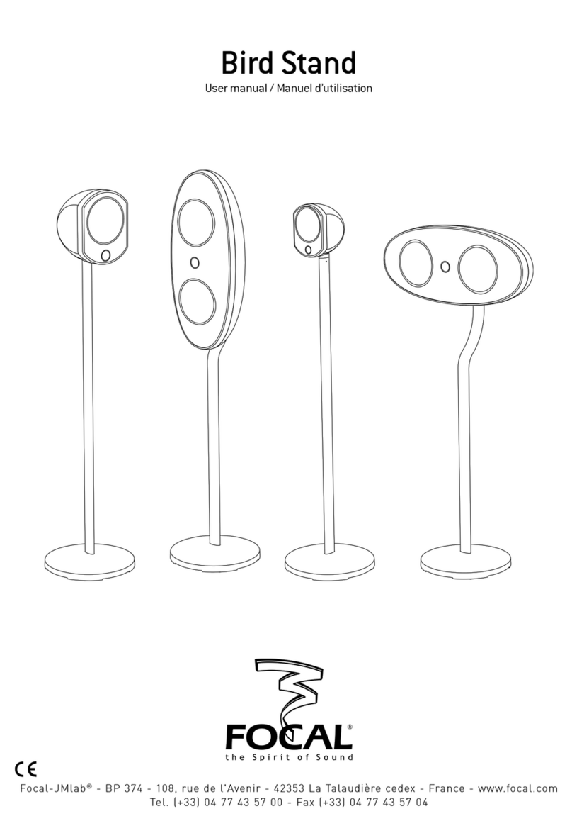 Focal Bird Stand user manual