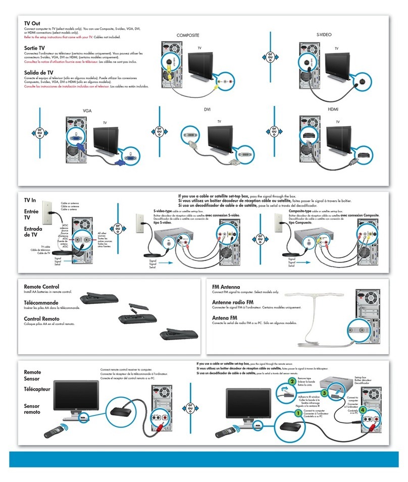 HP A6700f - Pavilion - 4 GB RAM Instruction manual