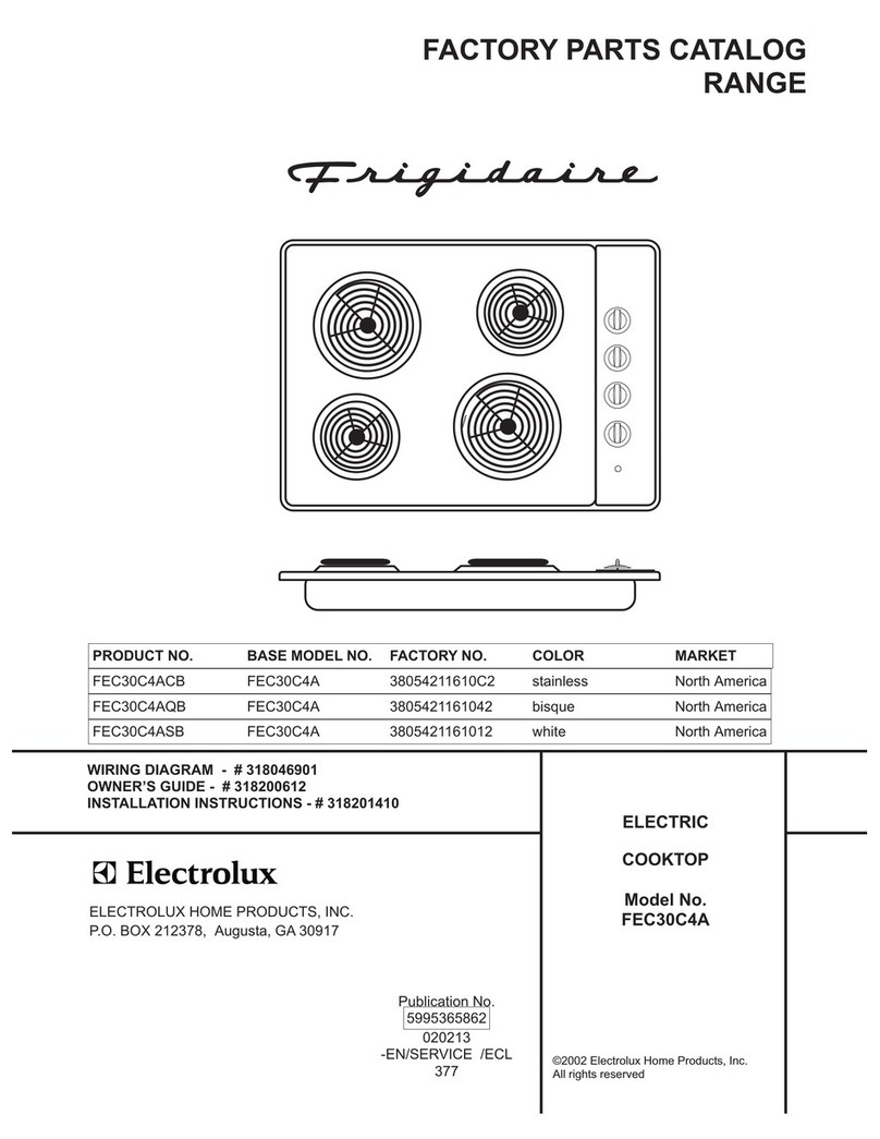 Frigidaire FEC30C4ACB parts catalog