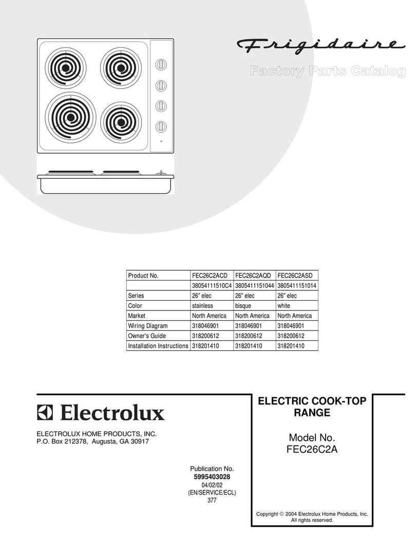 Frigidaire FEC26C2ACD Instruction Manual Frigidaire FEC26C2ACD Instruction Manual