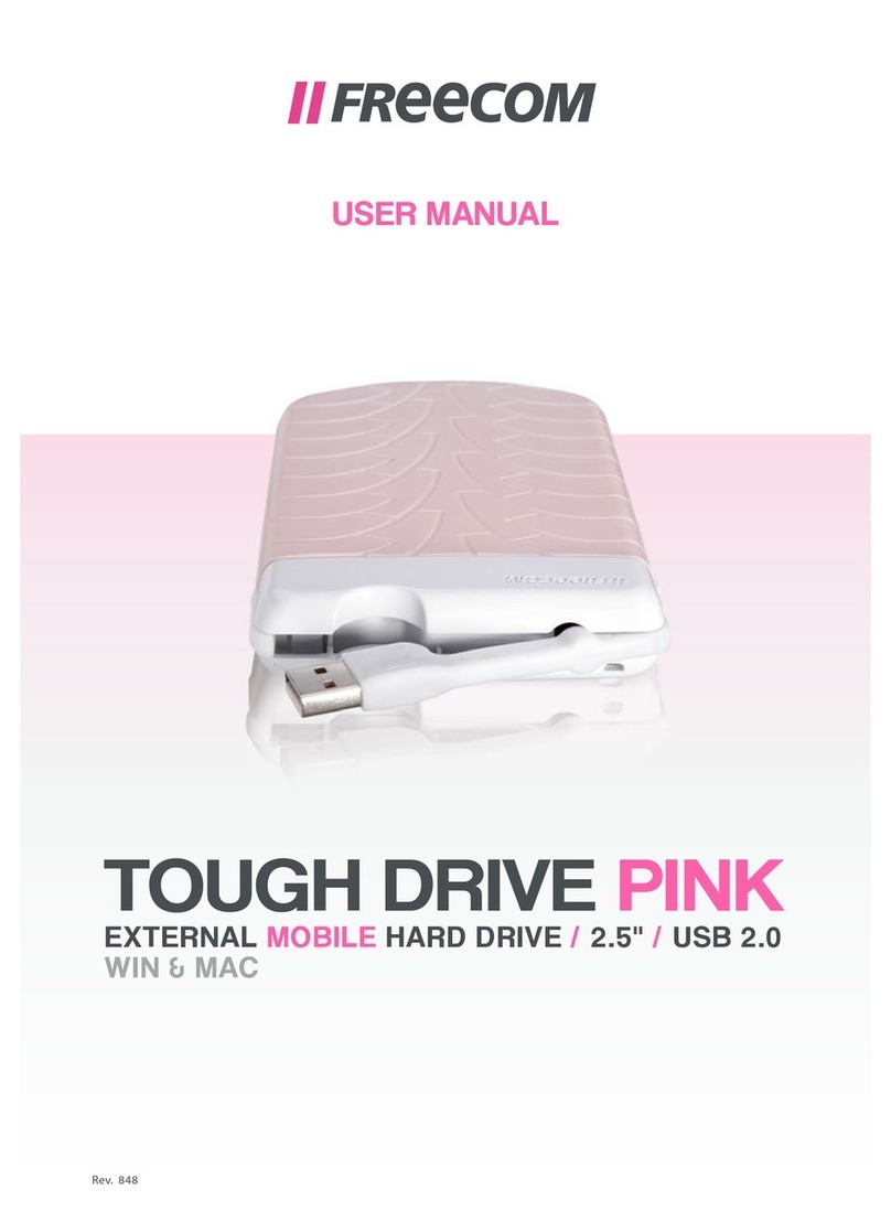 Freecom TOUGH DRIVE PINK User manual Freecom TOUGH DRIVE PINK User manual