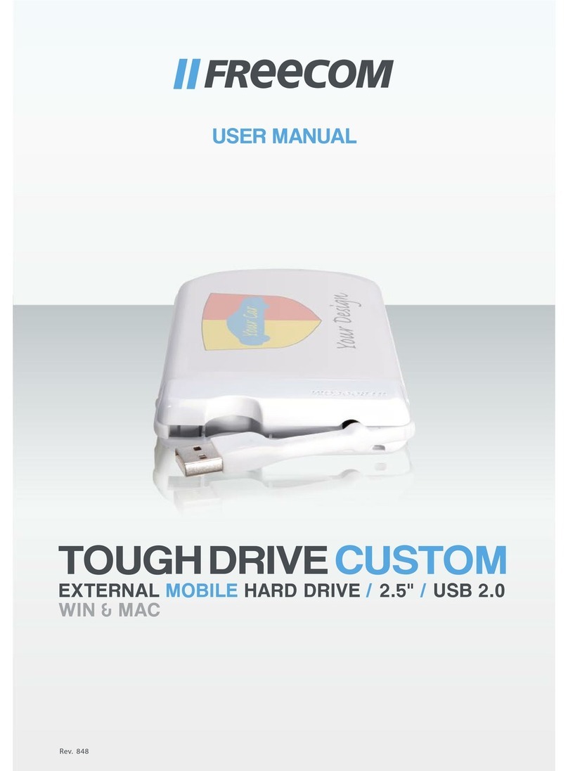 Freecom TOUGH DRIVE CUSTOM User manual