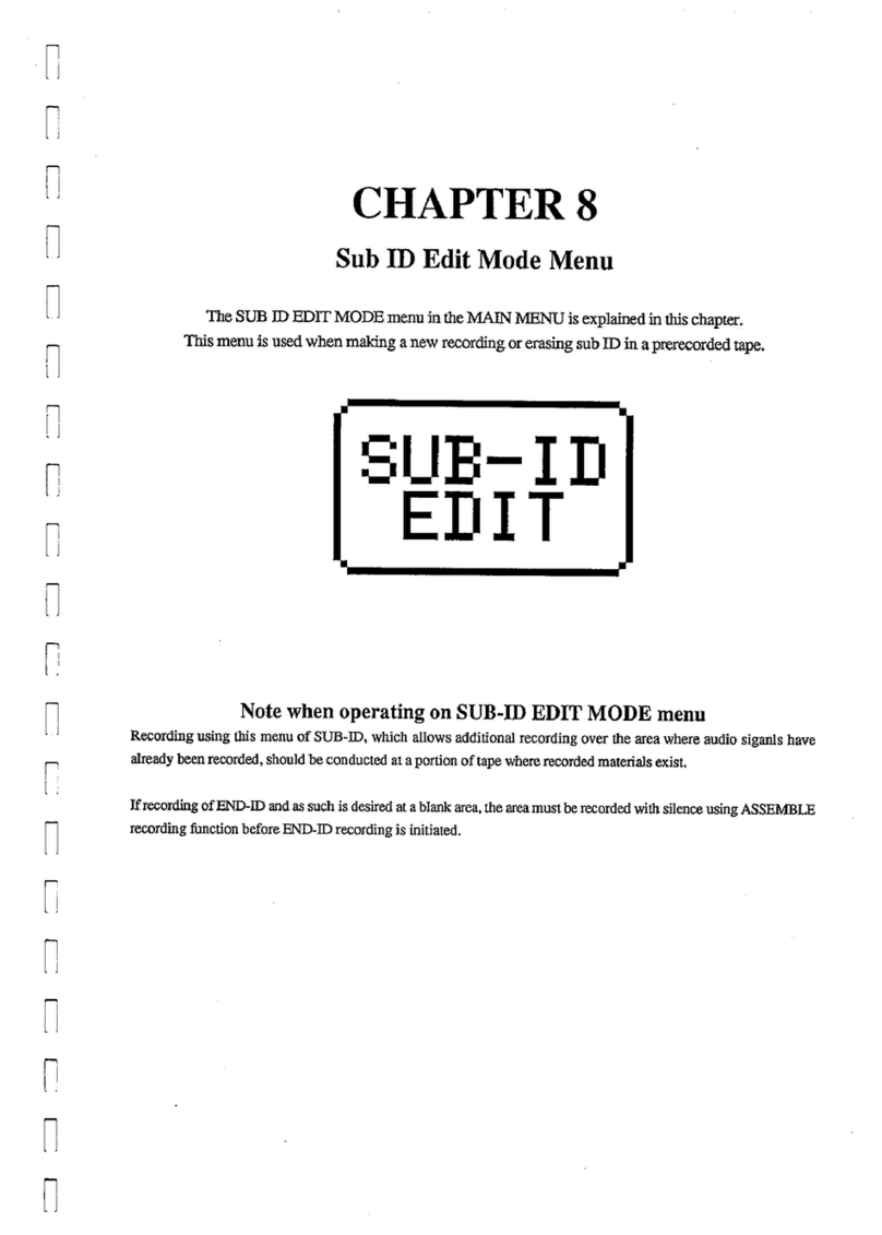 Fostex D-30 User manual