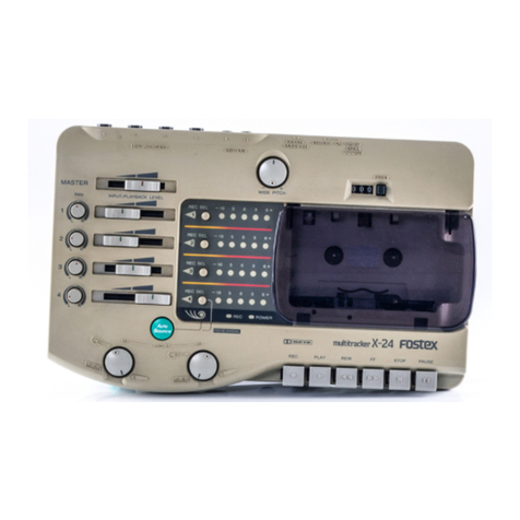 Fostex X-24 User manual
