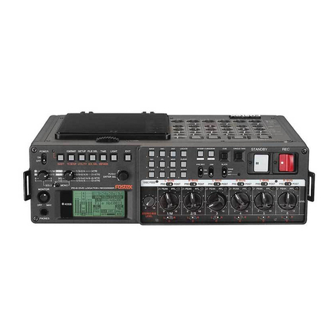 Fostex PD-6 Supplemental operation manual