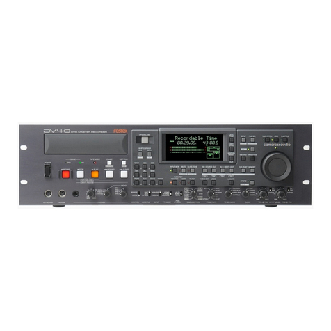 Fostex DV-40 Supplement owner's manual