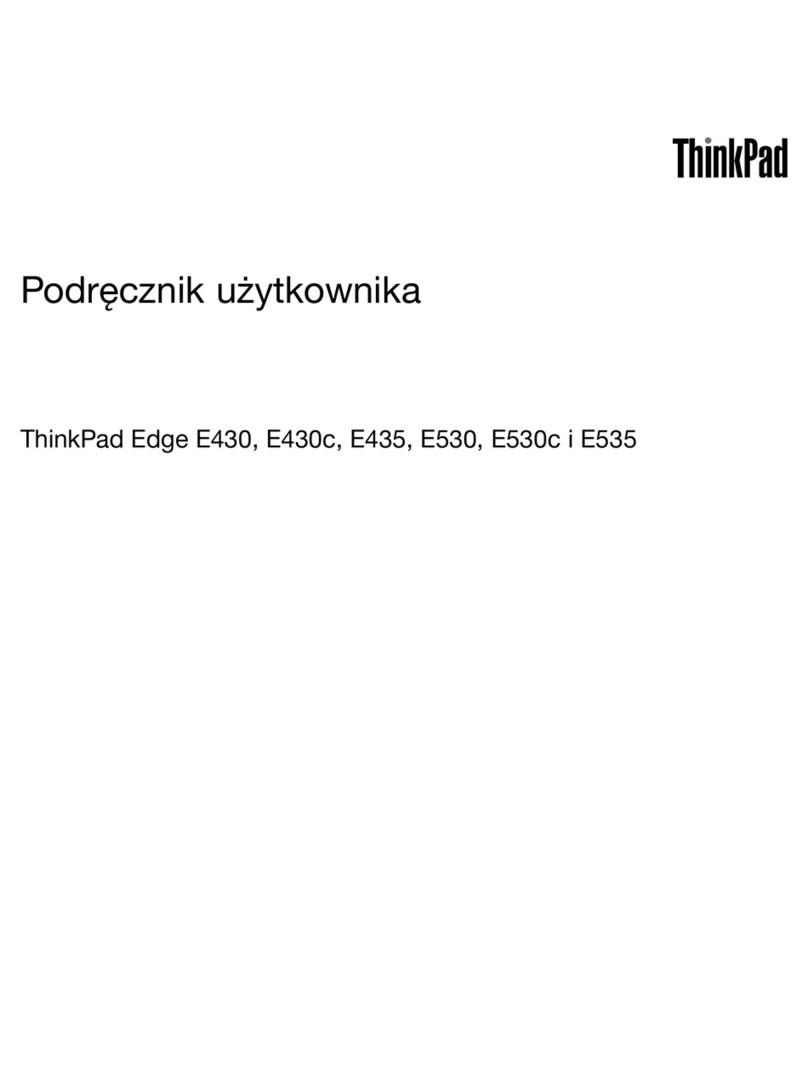 Lenovo ThinkPad Edge E435 Reference guide