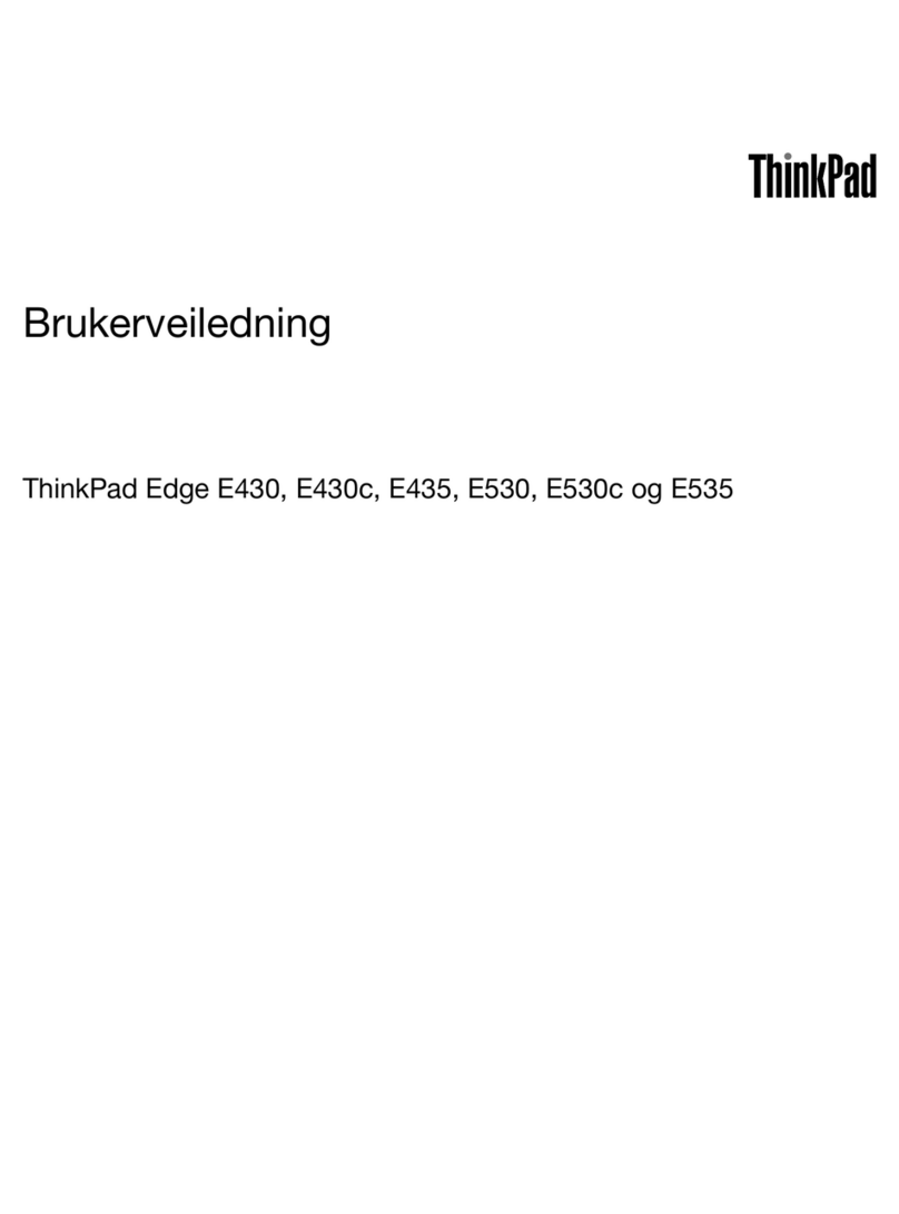 Lenovo ThinkPad Edge E430 Brukerveiledning