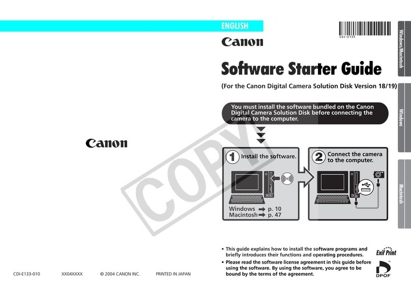 Canon Powershot S60 Mounting instructions