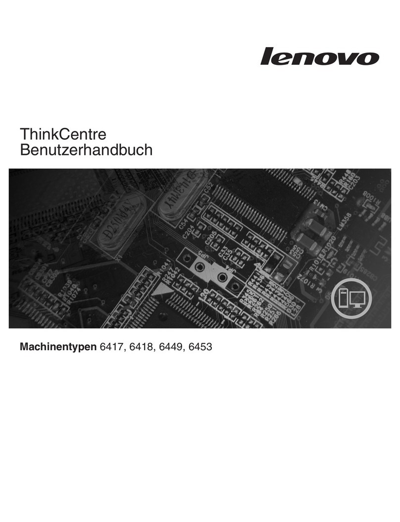Lenovo ThinkCentre A61e Instructions for use Lenovo ThinkCentre A61e Instructions for use