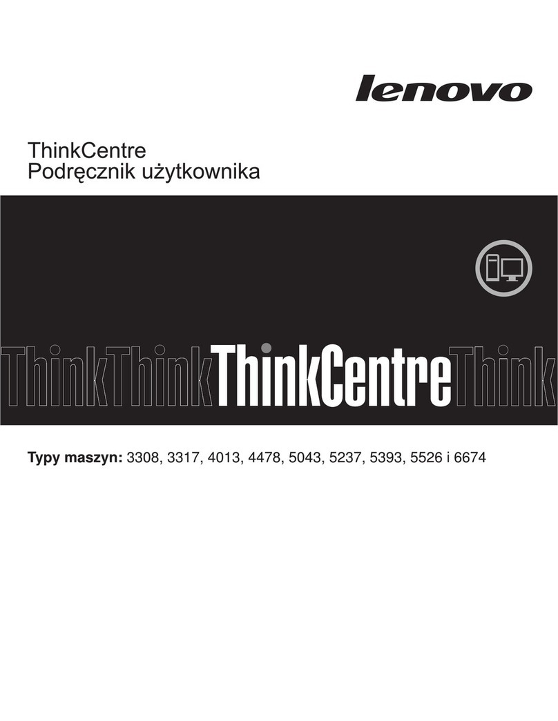 Lenovo ThinkCentre A63 Podręcznik użytkownika