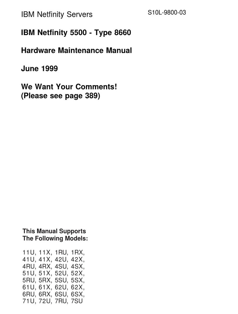 IBM 86604RU - Netfinity 5500 - 4RU Owner's manual