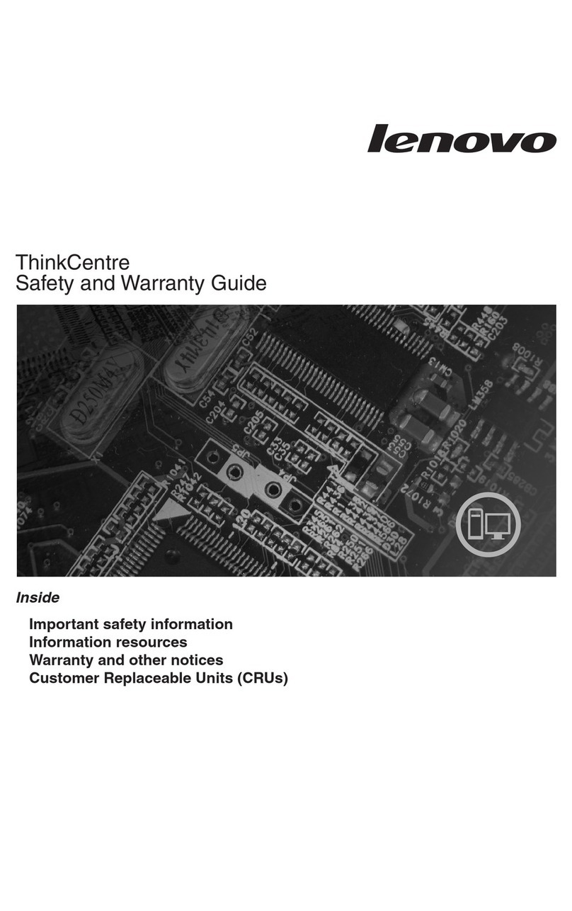 Lenovo ThinkCentre A57e User manual Lenovo ThinkCentre A57e User manual
