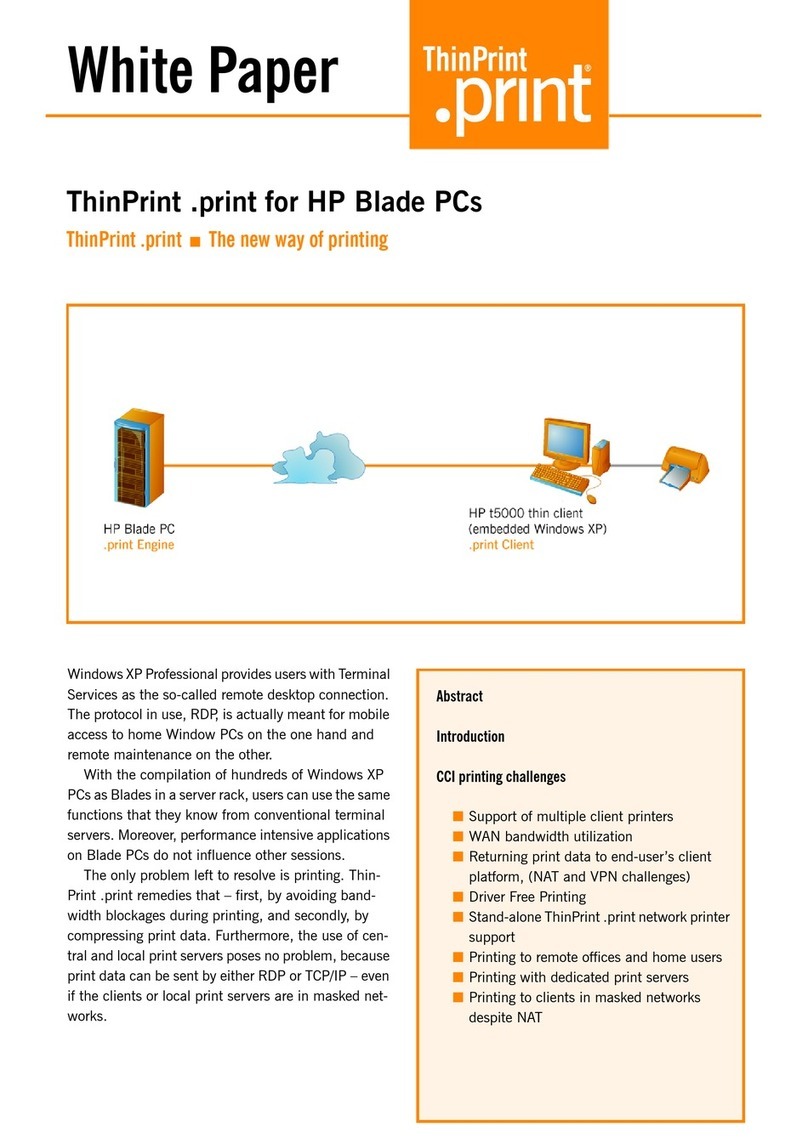HP Bc1500 - BladeSystem - Blade PC Reference manual