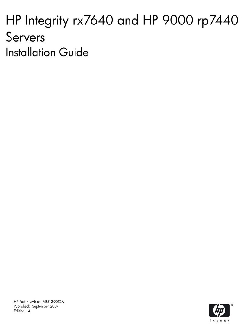 HP rp7440 installation guide