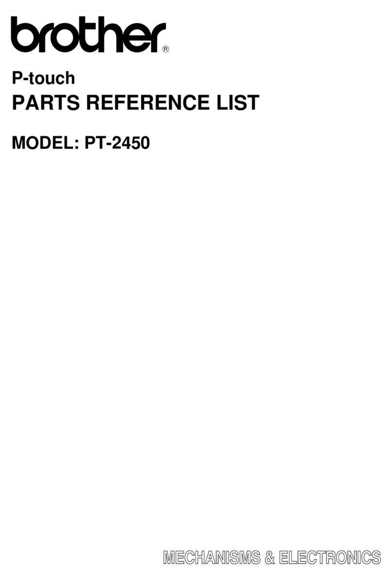 Brother P-touch PT-2450 User manual