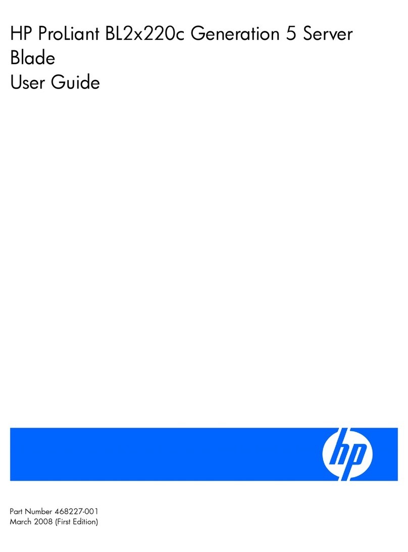 HP BL2x220c - ProLiant - G5 Server A User manual