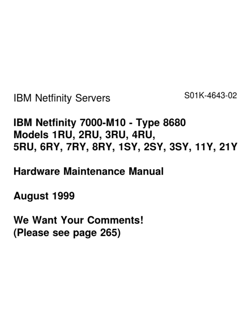 IBM 86803RU - Netfinity 7000 M10 Owner's manual