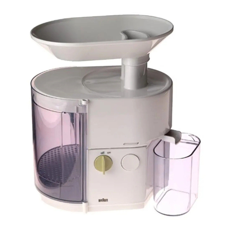 Braun Multipress MP 80 Quick guide