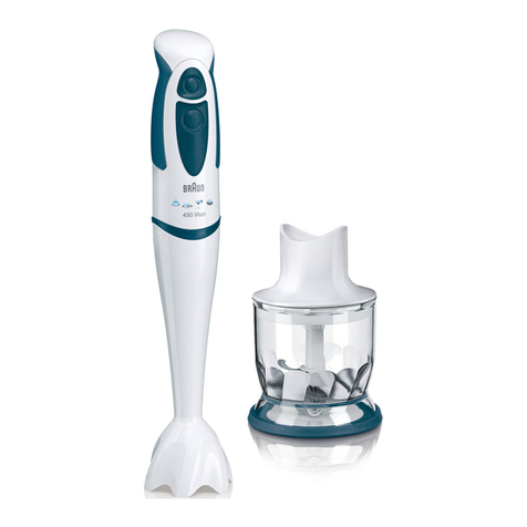 Braun MR 320 Omelette User manual