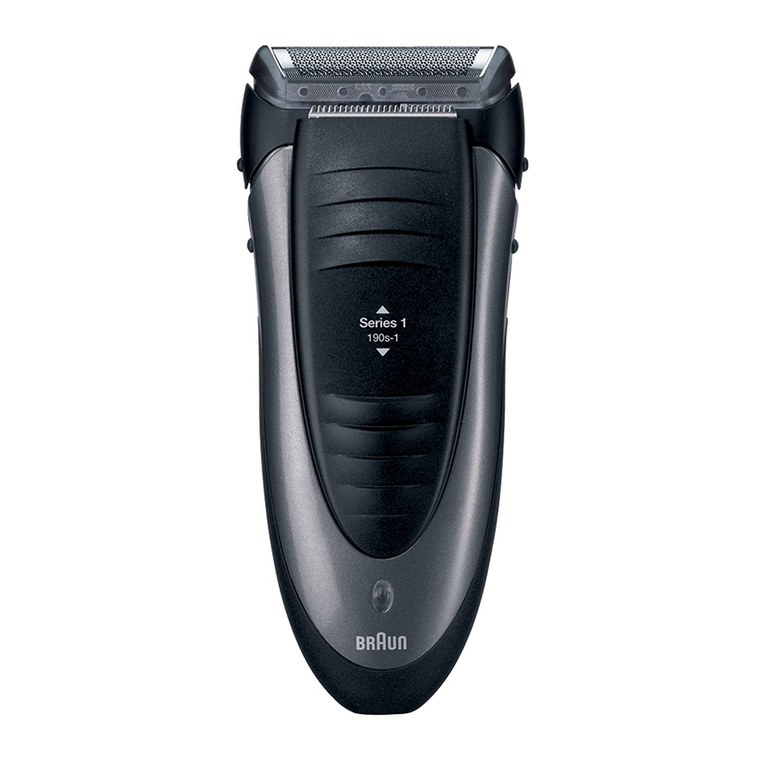 Braun Series 1 190s-1 User manual Braun Series 1 190s-1 User manual