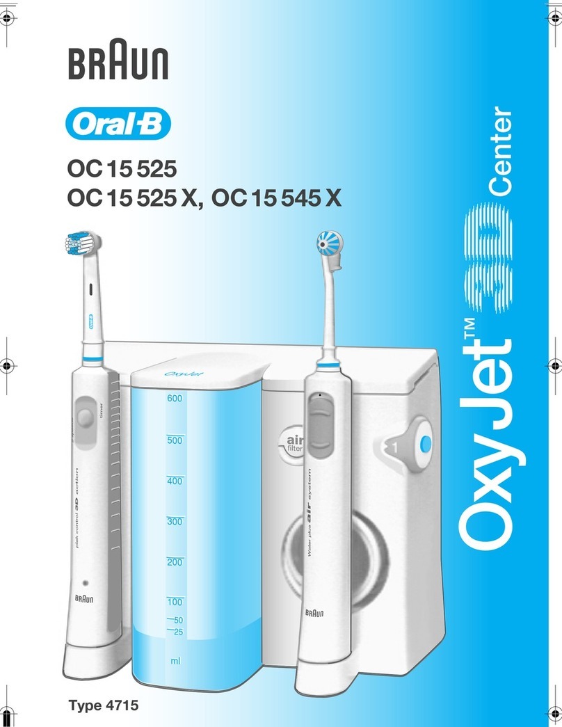 Braun Oral B Oxy Jet OC 15 525 User manual