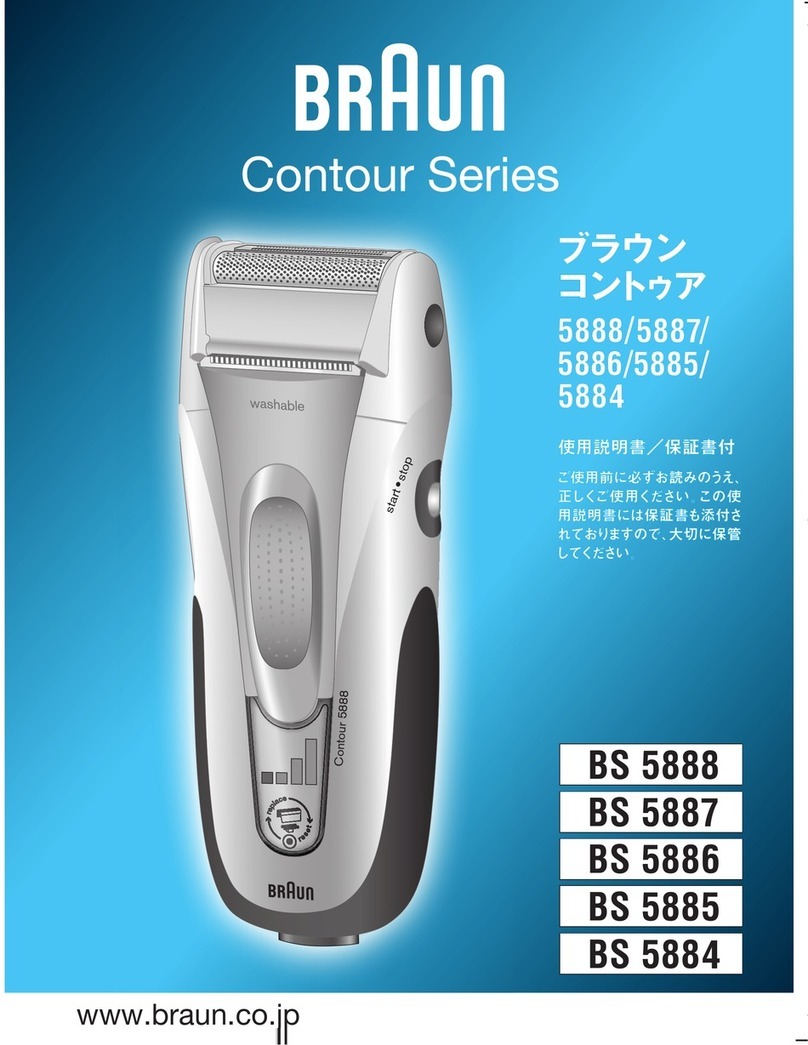 Braun Contour BS 5884 User manual