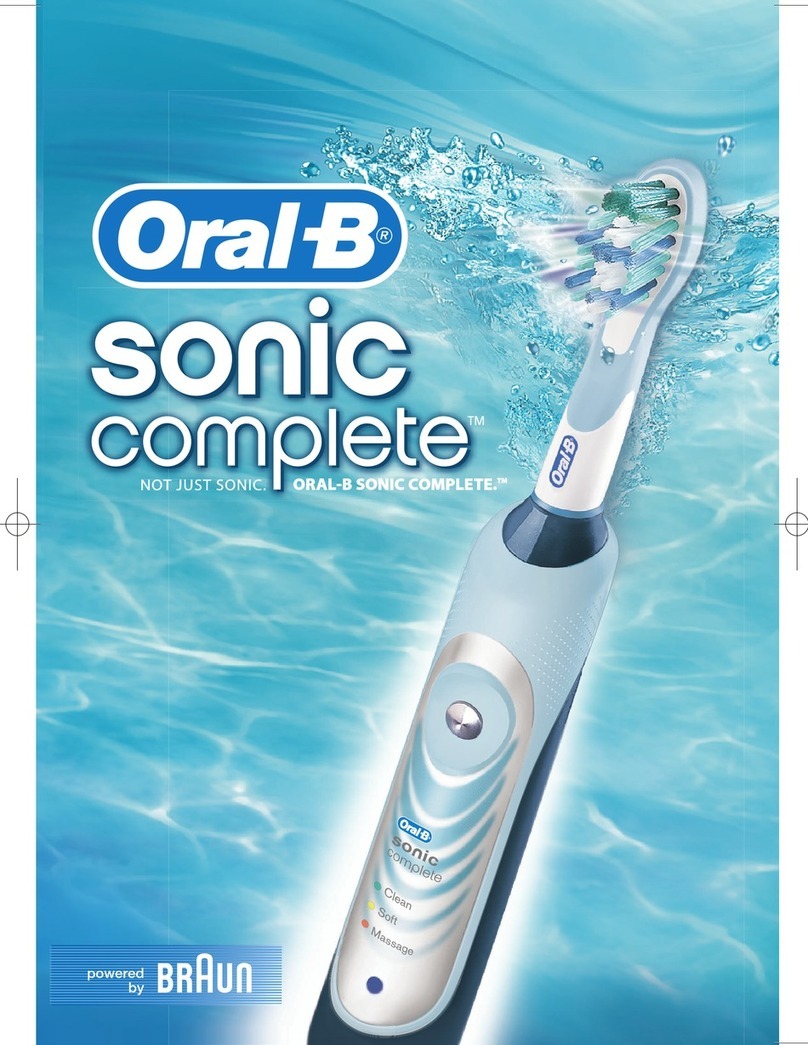Braun Oral B Sonic Complete 4729 User manual