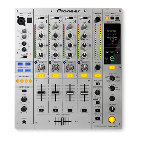 Pioneer DJM-850-K User manual