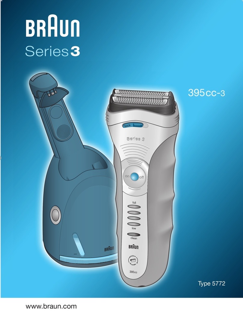 Braun Series 3 395cc-3 manual