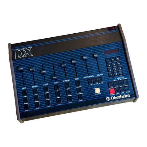 Oberheim DX owner's manual