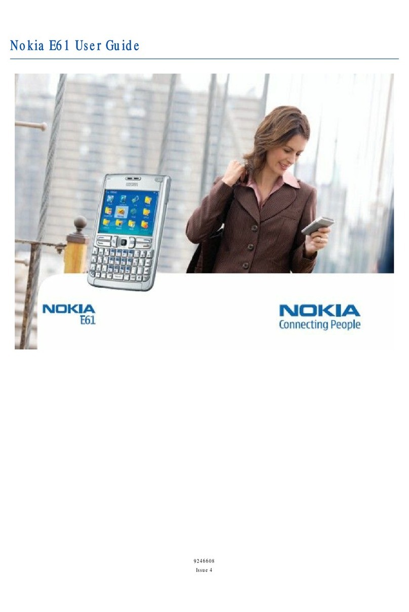 Nokia E61 User manual