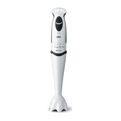 Braun Multiquick professional MR 5500 User manual