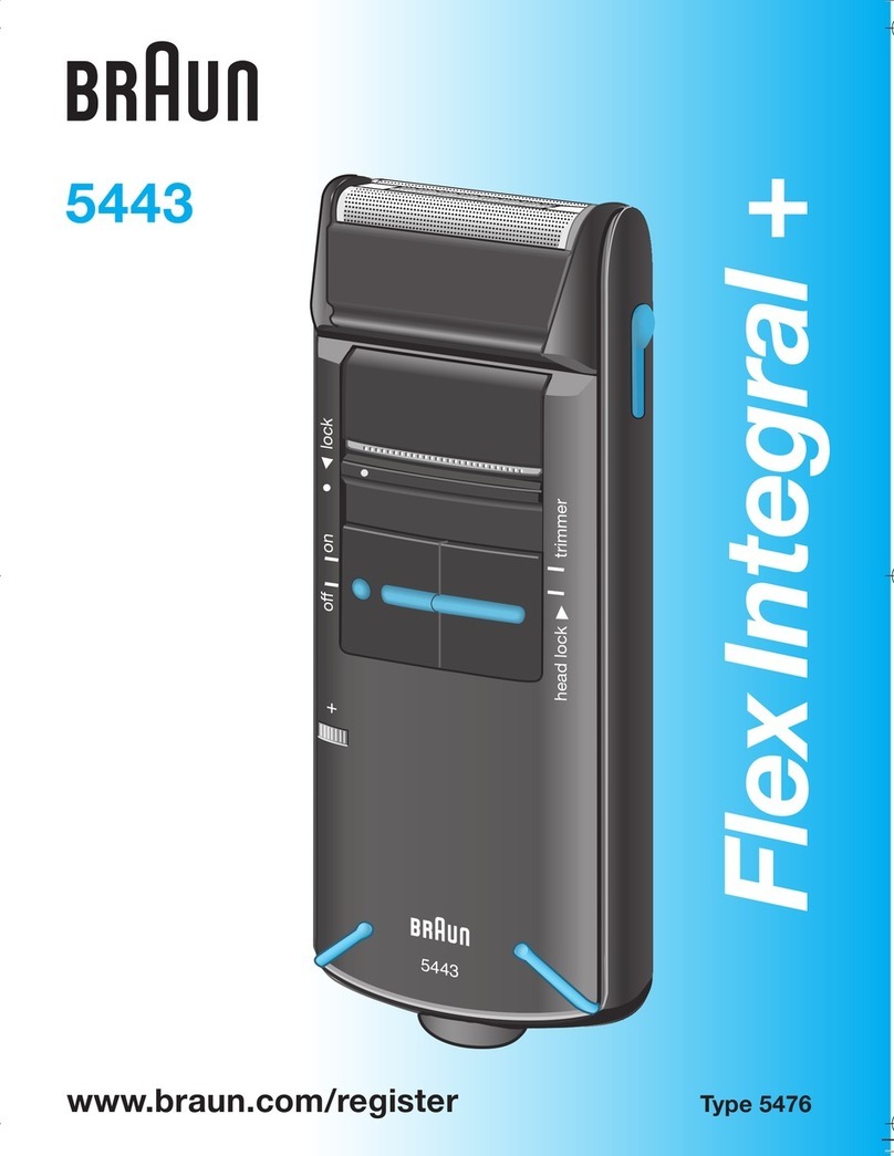 Braun Flex Integral + 5443 User manual