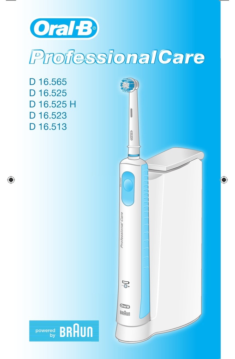 Oral-B Oral B D 16.565 User manual