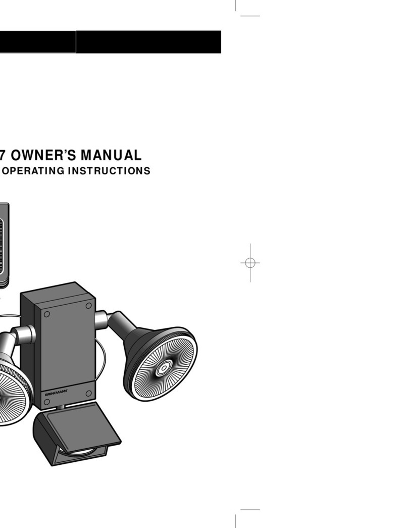 Brinkmann Home Security SL-7 owner's manual Brinkmann Home Security SL-7 owner's manual