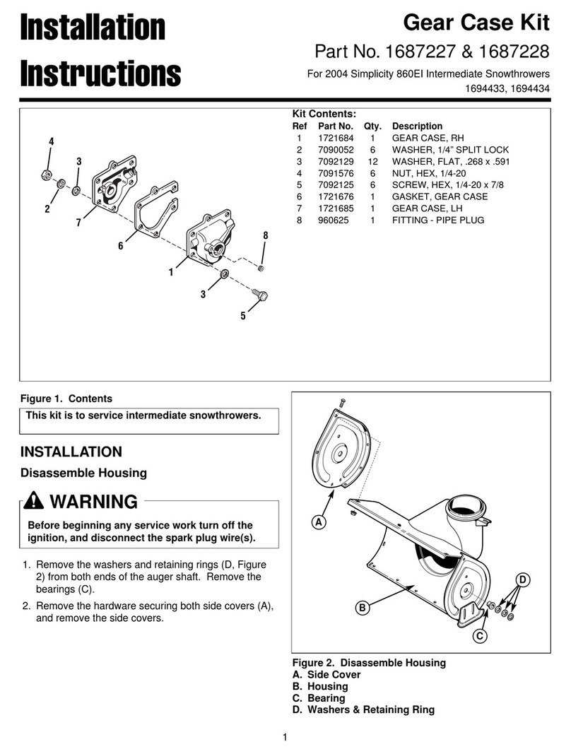 Briggs & Stratton 1687227 installation instructions Briggs & Stratton 1687227 installation instructions