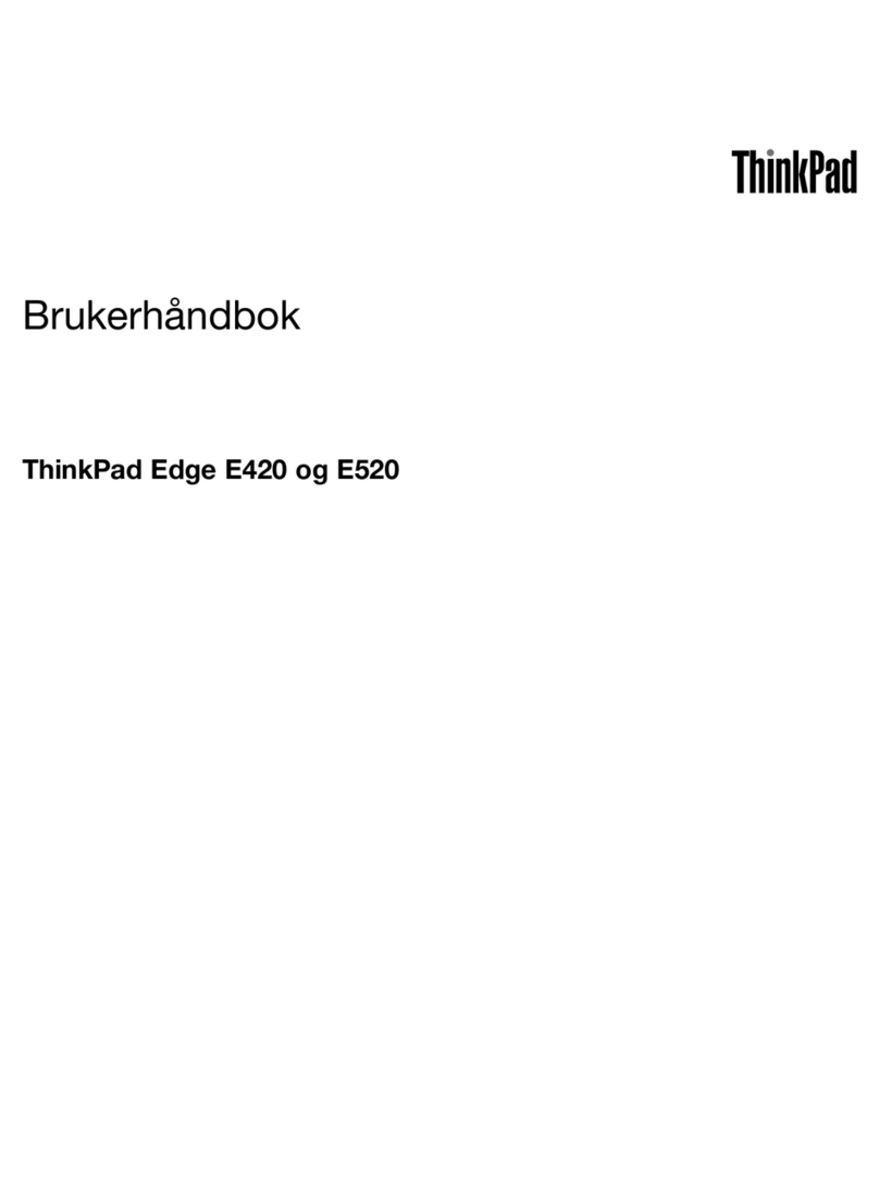 Lenovo ThinkPad Edge E520 User manual