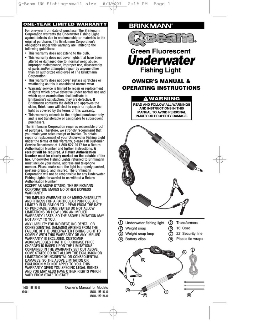 Brinkmann QBEAM 800-1516-0 User manual