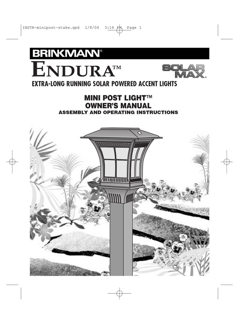 Brinkmann Endure owner's manual