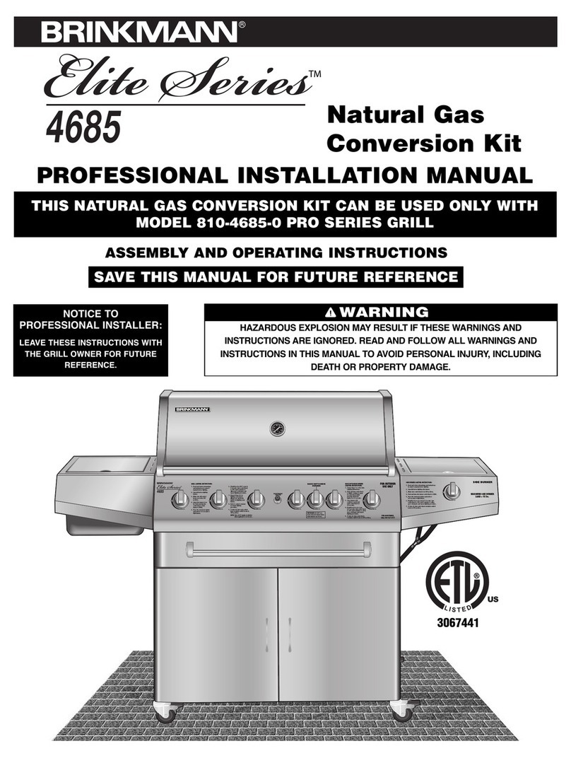 Brinkmann Elite Series 4685 User manual Brinkmann Elite Series 4685 User manual