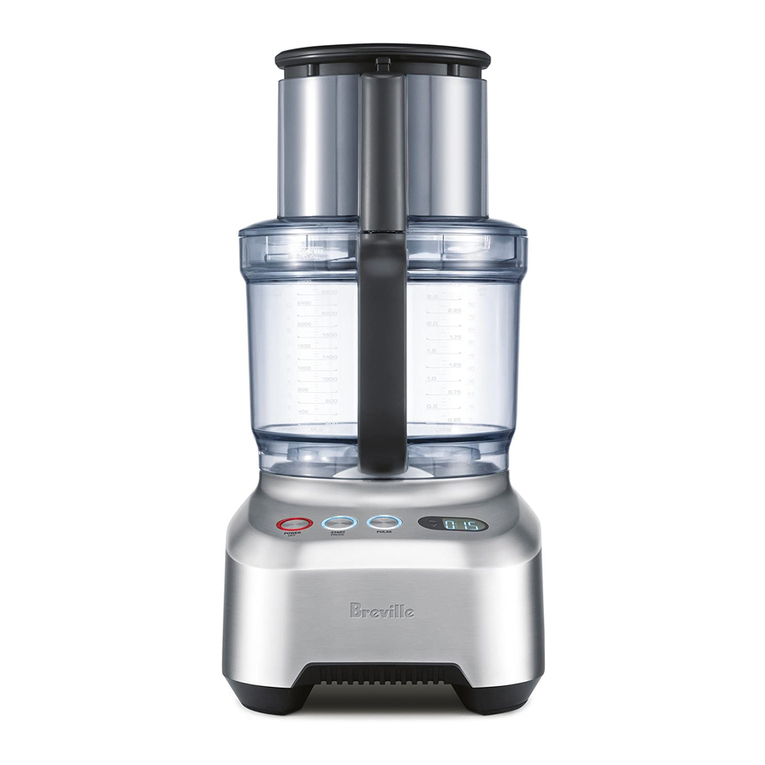Breville the Sous Chef BFP800XL Instruction book