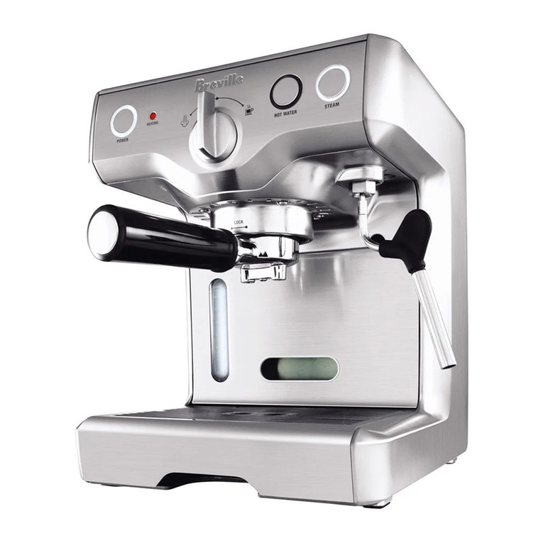 Breville the Duo-Temp BES800XL Instruction book